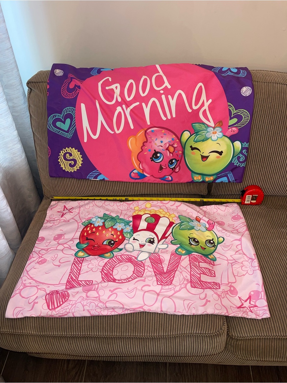 2 Shopkins Pillowcases Soft Material